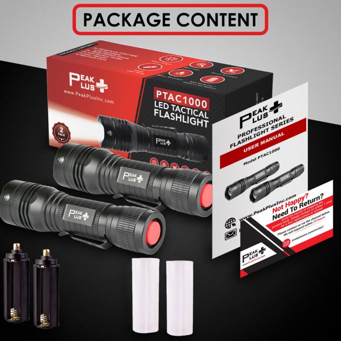 PTAC1000 Revised IMG 7 min PEAKPLUS | FLASHLIGHTS | INDOOR MOTION LIGHTS | SOLAR LIGHTS | NIGHT LIGHTS | HEADLAMPS